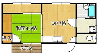 植木戸建ての間取り画像
