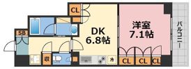 ルネフラッツ谷町四丁目の間取り画像