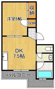 パークハイツ三萩野の間取り画像