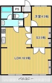カワイマンションIIの間取り画像