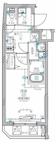ディアレイシャス等々力の間取り画像