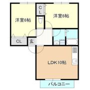T’s キャッスルの間取り画像