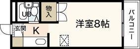 パインハウスⅡの間取り画像