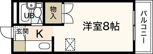 パインハウスⅡの間取り画像