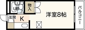 パインハウスⅡの間取り画像