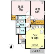 コスモ スクエア A棟の間取り画像