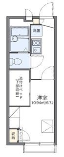 レオパレスさくらの間取り画像
