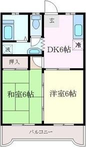 コーポ松栄の間取り画像