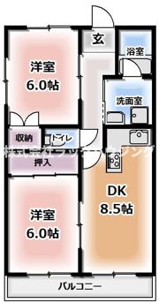 グランドヒル水橋の間取り画像