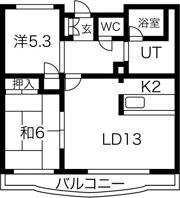 アーク千歳の間取り画像