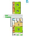 貸家 豊中市螢池中町の間取り画像