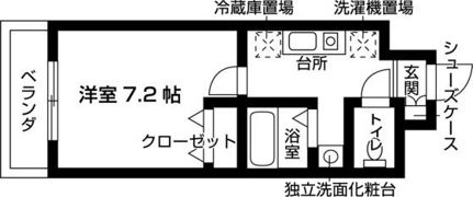 WELLコート山手の間取り画像