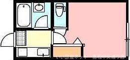 扇町マンションの間取り画像