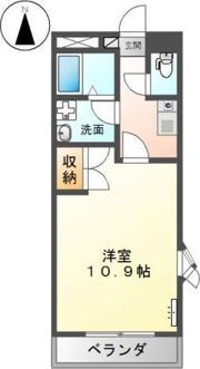 リベルテ北畝の間取り画像