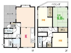 山本9丁目貸家の間取り画像