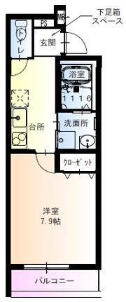 フジパレス阪急吹田駅南Ⅲ番館の間取り画像