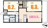 サンハイムB棟の間取り画像