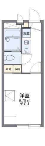 レオパレスドリーム田中21の間取り画像