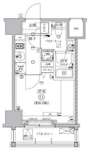 クオリタス南大井の間取り画像