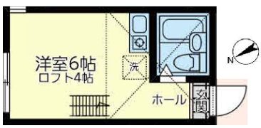 ユナイト塩浜アルベールカミュの間取り画像
