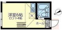 ユナイト塩浜アルベールカミュの間取り画像