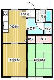 サンライフグランデージュA棟の間取り画像