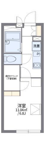 レオパレスコンフォートミカミの間取り画像