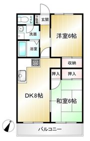向台グリーンマンションの間取り画像