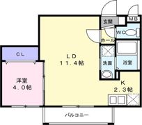 センチュリー北斗Ⅱの間取り画像