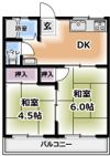 グリーンハイツさんわAの間取り画像