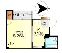 アメニティ本通の間取り画像