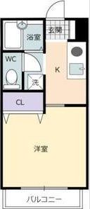 ルーム緑ノ丘の間取り画像
