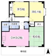 フォブール三好Aの間取り画像