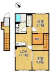 仮）北九州市八幡西区則松7丁目アパート新築工事の間取り画像