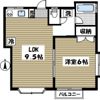 ベルメゾン壱番館の間取り画像