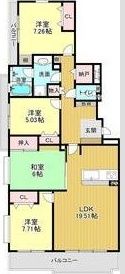 ディアレスト大平台の間取り画像