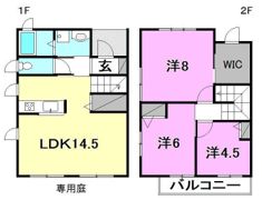 カーサ針田C棟の間取り画像
