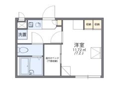 レオパレスエスペーロ本町の間取り画像
