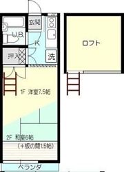 アティック二葉の間取り画像