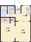 ハーモニースクエアの間取り画像