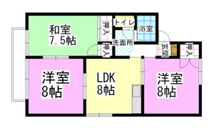 パークサイド新福Aの間取り画像