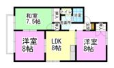 パークサイド新福Aの間取り画像