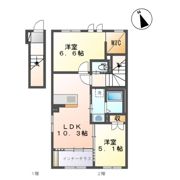 ボンヌールⅡの間取り画像