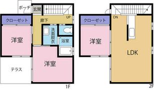 エルメゾンハラダ Ⅱの間取り画像