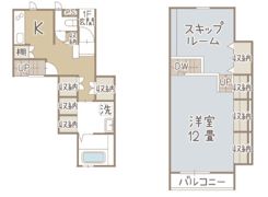 ココカラハウス藍住Aの間取り画像