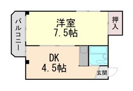 蛍池ホワイトマンションの間取り画像