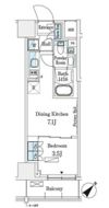 パークアクシス横浜伊勢佐木町通りの間取り画像