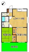 フォレストーク イーストの間取り画像