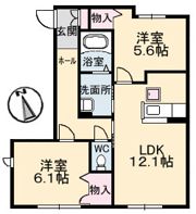 アルトーレ カーサ A棟の間取り画像