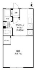 岡本梅林住宅5号棟の間取り画像